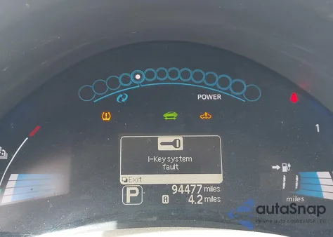 2011 Nissan Leaf Sl z USA, uszkodzony, nr VIN JN1AZ0CPXBT009408